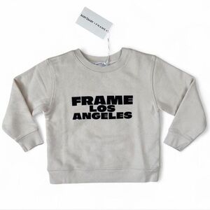 Frame x Baby2Baby Kids Beige Sweatshirt
